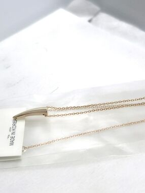 Gold Fang Pendant Necklace - Women Jewelry